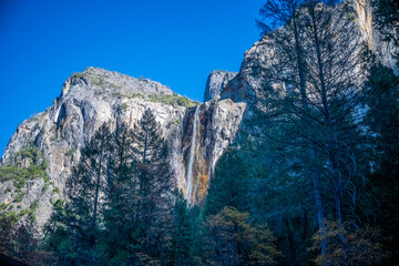 Bridalveil Fall, Yosemite National Park, California, USA. 