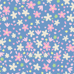 flower print cute love pattern.eps