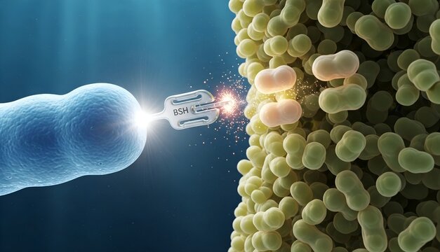 Bile Salt Hydrolase (BSH) Enzyme Cleaving Bile Salt