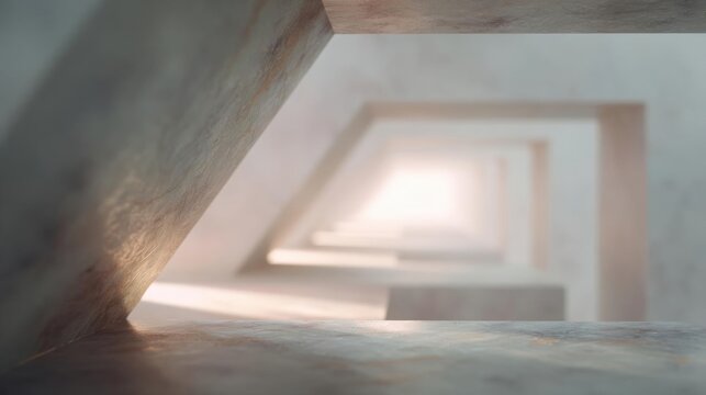 Close-up of a concrete wall with a triangular shape in the center. the wall appears to be made of concrete and has a rough texture.