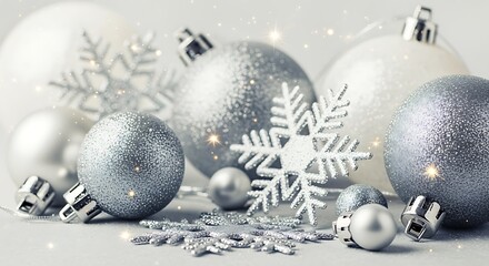 Silver and White Holiday Elegance