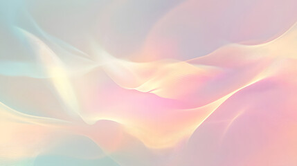Obraz premium This image features a soft and flowing abstract background with pastel colors, creating a calm and serene visual effect.