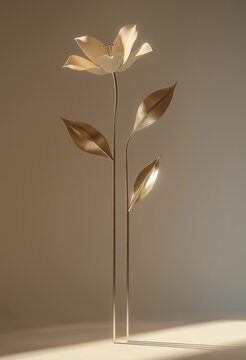 Fototapeta Delicate spring flowerS in closeup on a neutral background