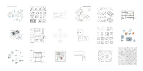 Technical Diagrams Schematics and Plans blueprint