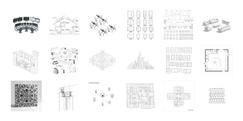 Architectural elements and systems architecture blueprint