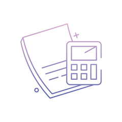 Calculation vector icon