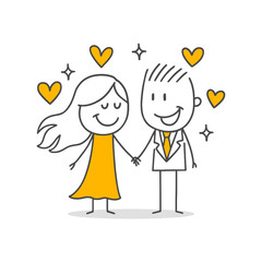 Cheerful And Positive Couple Clinging To Each Other With Sincere Feelings.