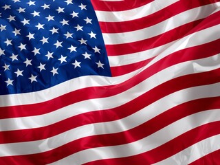 Celebrate American pride with this beautiful, vibrant flag waving gently, perfect for patriotic holidays and national events, symbolizing freedom