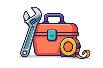 Fototapeta premium Traditional round loaf of scored bread next to a wooden serving board on a surface