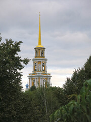 cathedral bell tower of the Ryazan Kremlin, Russia