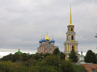 cathedral bell tower of the Ryazan Kremlin, Russia