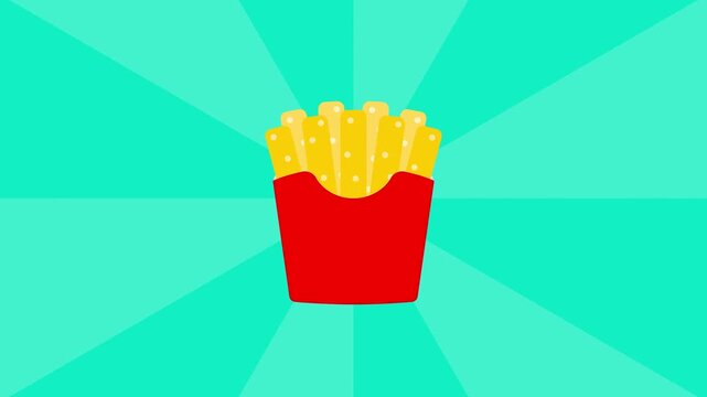 potato chips animation