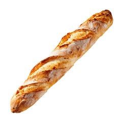 Freshly Baked Baguette With a Golden Crust and Airy Interior Ready for Serving at Home