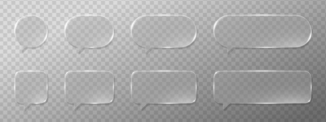 Futuristic glassmorphism interface with holographic bubbles and glossy panels. Transparent 3D glass morphism vector design featuring liquid crystal texture. Perfect for modern app UI or web templates.