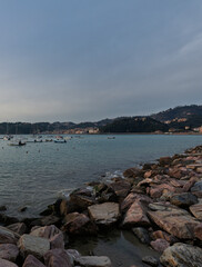 Boats in the harbour in Lerici in Liguria Italy