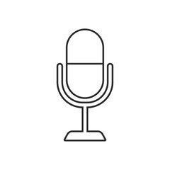 マイク、ラジオ、スピーチ、トーク、会議、ミーティング、Web会議のイラスト