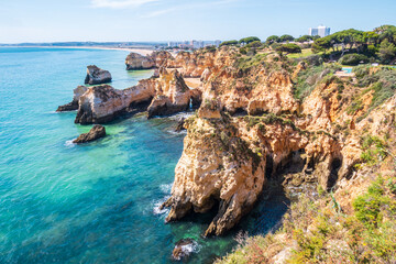 View from the heights near Portimão in the Algarve - Portugal