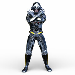サイバーマン　3DCGレンダリング