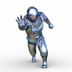 サイバーマン　3DCGレンダリング