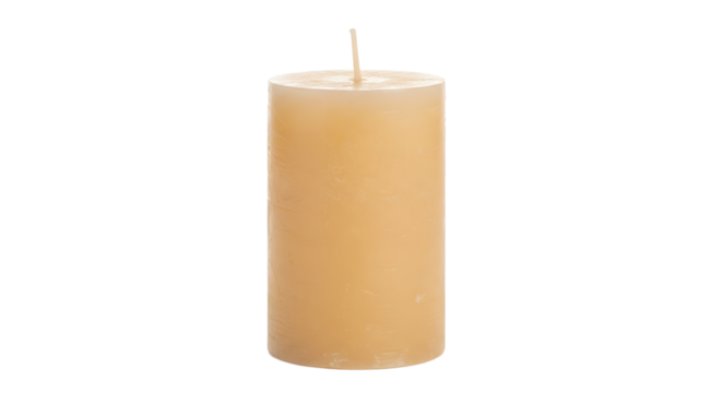 Elegant ivory pillar candle, a serene accent. Add warmth, create ambiance and illuminate moments with its gentle glow.