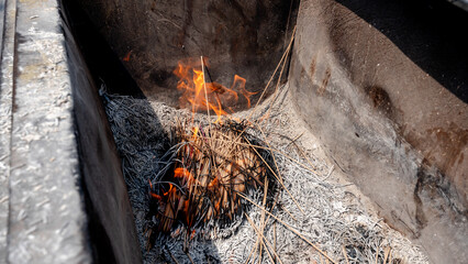 Burning incense rituals at Yonghegong Lama Temple