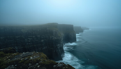 Moody Cliffs of Moher in Ireland