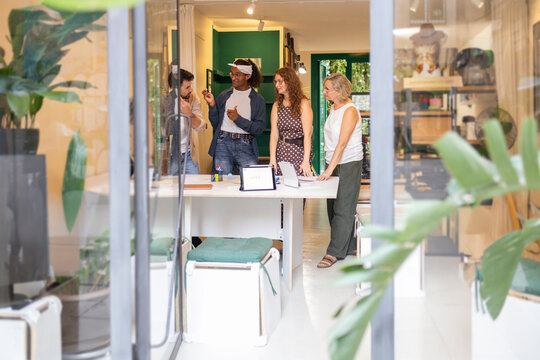 Collaborative work environment with diverse team