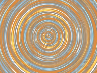 Colorful concentric circles blend in a mesmerizing, abstract, and dynamic pattern.