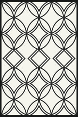 Fototapeta premium Modern Abstract Geometric Seamless Pattern Design for Stylish Textures, Digital Prints, and Elegant Backgrounds - Perfect for Vector Illustration and Creative Artwork.