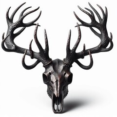 Fototapeta premium Forged Metal Deer Skull