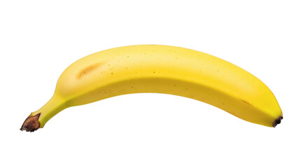 Fresh Single Studio Shot Yellow Cavendish Banana Fruit Food
