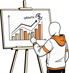 Business Growth Chart Presentation.