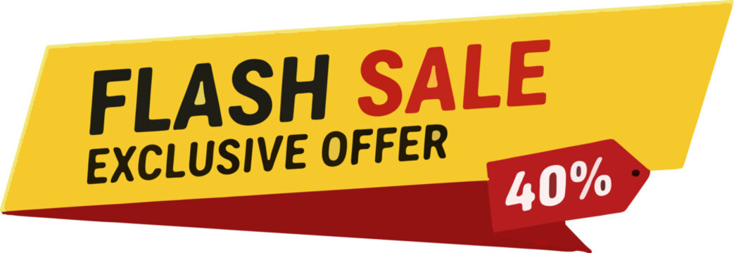 Flash Sale Exclusive Offer with 40 Discount.