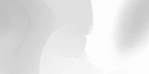 silver foil background with metal mirror texture. chrome gradient surface with light gloss simple abstract.