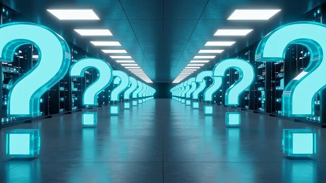 Data Center Questions - A Digital Maze of Uncertainty and Queries.