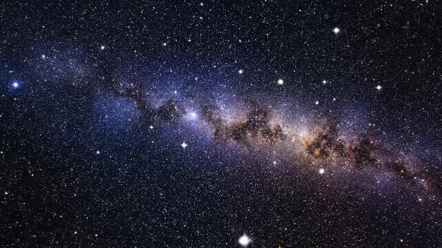 Seamless 4K loop of a parallax starfield; clean, brand‑safe space background with copy space for titles, overlays, promos, and motion design.