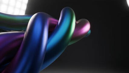 Twisted colorful balloons pop against a sleek black background, drawing attention to their unique shapes and twisting forms, inviting viewers to ponder the relationships between seemingly.