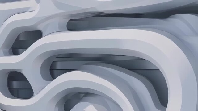 white abstract modern architecture background with flowing lines creates a visually stunning and captivating futuristic landscape design