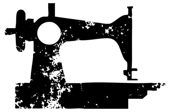 Sewing machine illustrates craftsmanship in a textile workshop