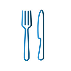 Spoon fork icon design template
