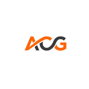 ACG initials logo design combined