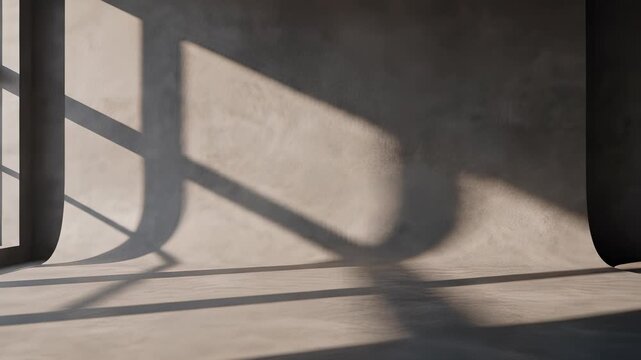 Silhouettes of window and chair against gray background effectively convey simplicity, minimalism, or understated elegance for use in various commercial contexts such as advertising, branding.