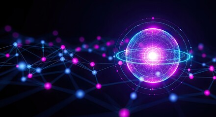 Obraz premium Epochal Big Data Technology Data Science Analysis Artificial Intelligence Generative Deep Learning Machine Learning Neural Flow Network Analytics Innovation Abstract Futuristic. 3D.