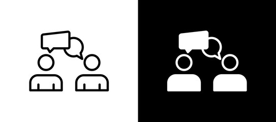 Conversation multistyle icon