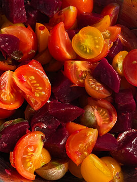 tomato beet salad