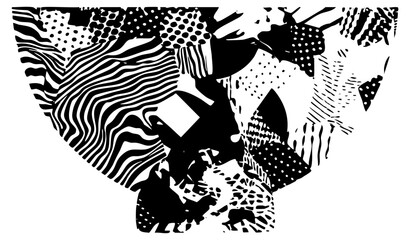 Obraz premium Animal Portrait Composes Texture