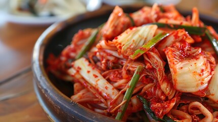 Savor the Bold Fermented Goodness of Kimchi &ndash; Korea&rsquo;s Iconic Culinary Treasure, Where Spicy Tang, Crunchy Texture, and Probiotic Power Elevate Every Dish