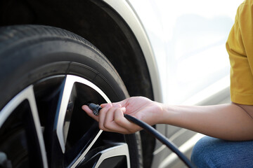 Inflating your tires helps save fuel.