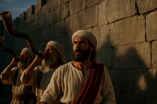 The Fall of Jericho: The Israelites Besiege the City as Faith Brings Down the Walls