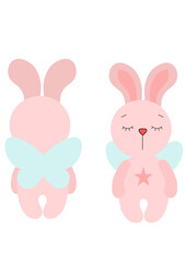 Bunny, rabbit, easter, cut file, cricut, silhouette, laser cut, cutting, svg, paper cut, school, party, decoration, crafts, paper, felt, foam, fabric, animal, cartoon, farm, vector,  isolated,